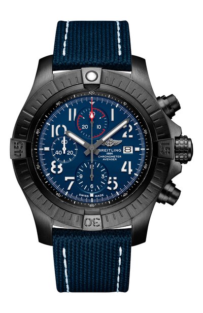 Часы super avenger chronograph 48 night mission BREITLING, арт. V13375101C1X1, фото 1