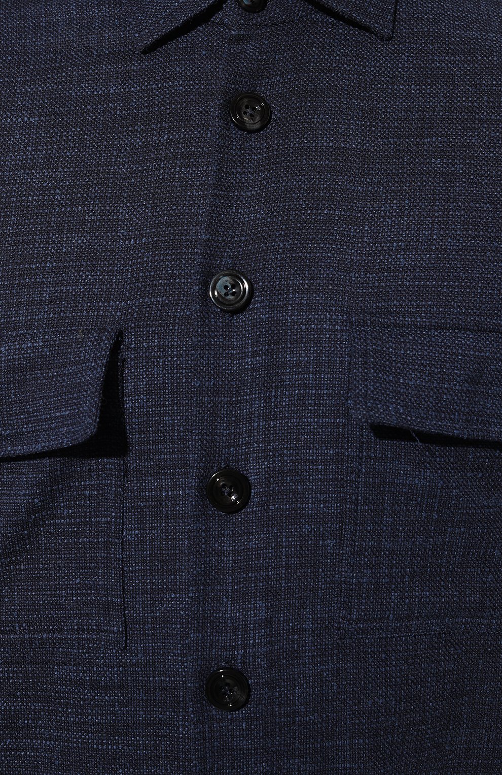 Рубашка из шерсти и шелка KITON, арт. UMC016K0643C, фото 5