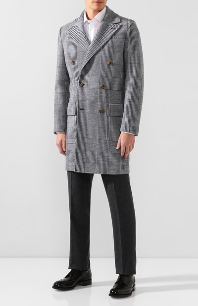 Пальто из смеси шерсти и кашемира ELEVENTY PLATINUM, арт. 979CS3161 CAS28011, фото 2