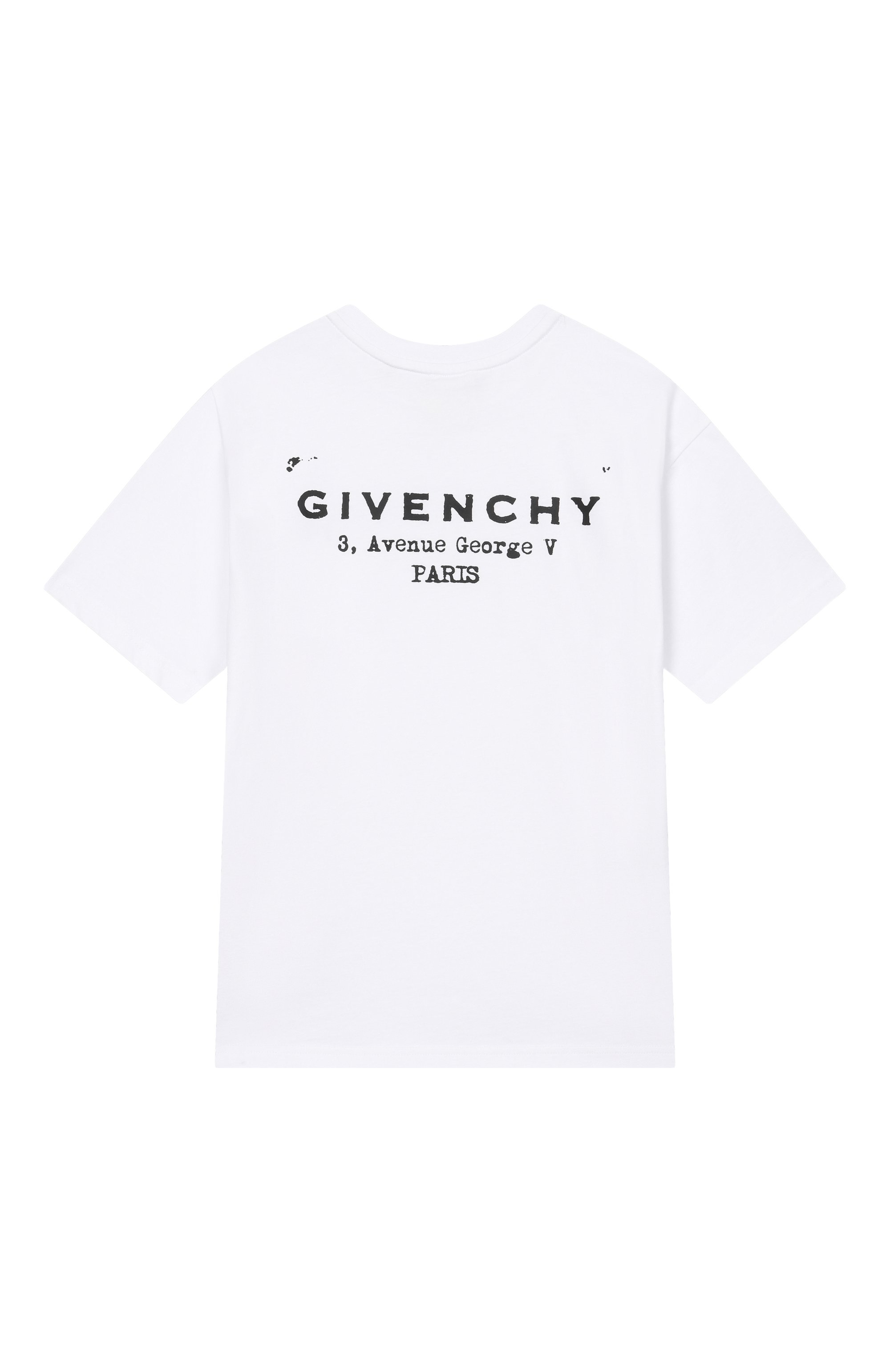 Хлопковая футболка GIVENCHY белого цвета по цене 23100 руб., арт. H31075, фото 2 Хлопковая футболка GIVENCHY, арт. H31075, фото 2