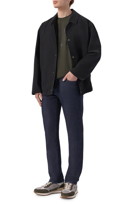 Хлопковая футболка Bogner 58146604 Хаки  58146604 Фото 2