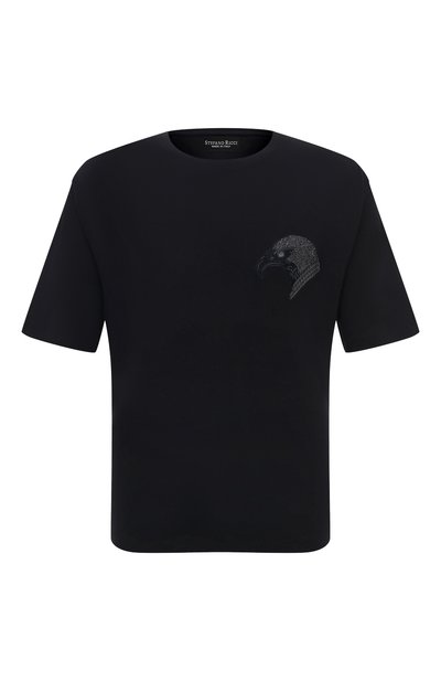 Мужская хлопковая футболка STEFANO RICCI, арт. MNH4103060/LUXT