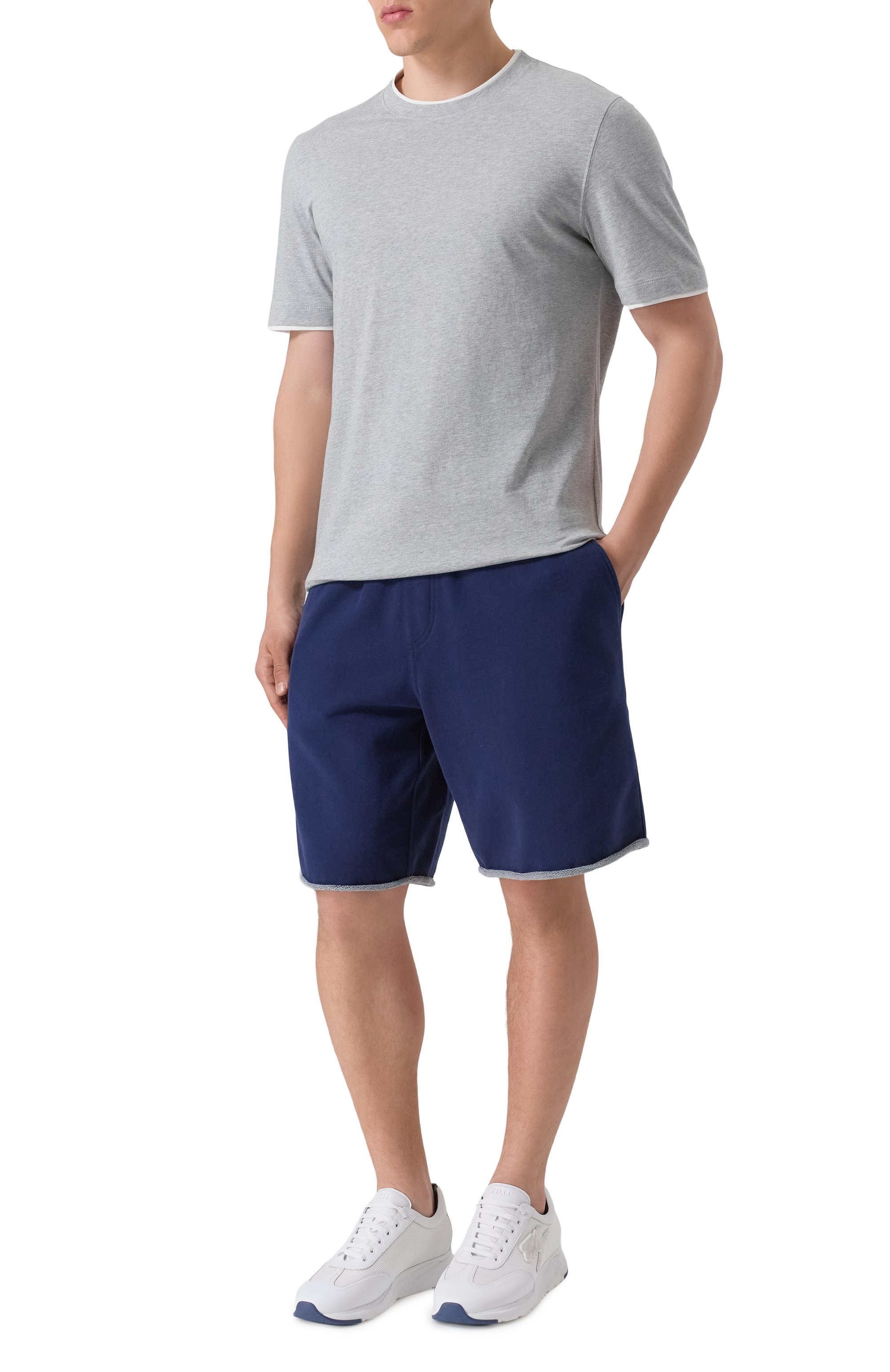 Хлопковая футболка BRUNELLO CUCINELLI, арт. M0B137427, фото 2