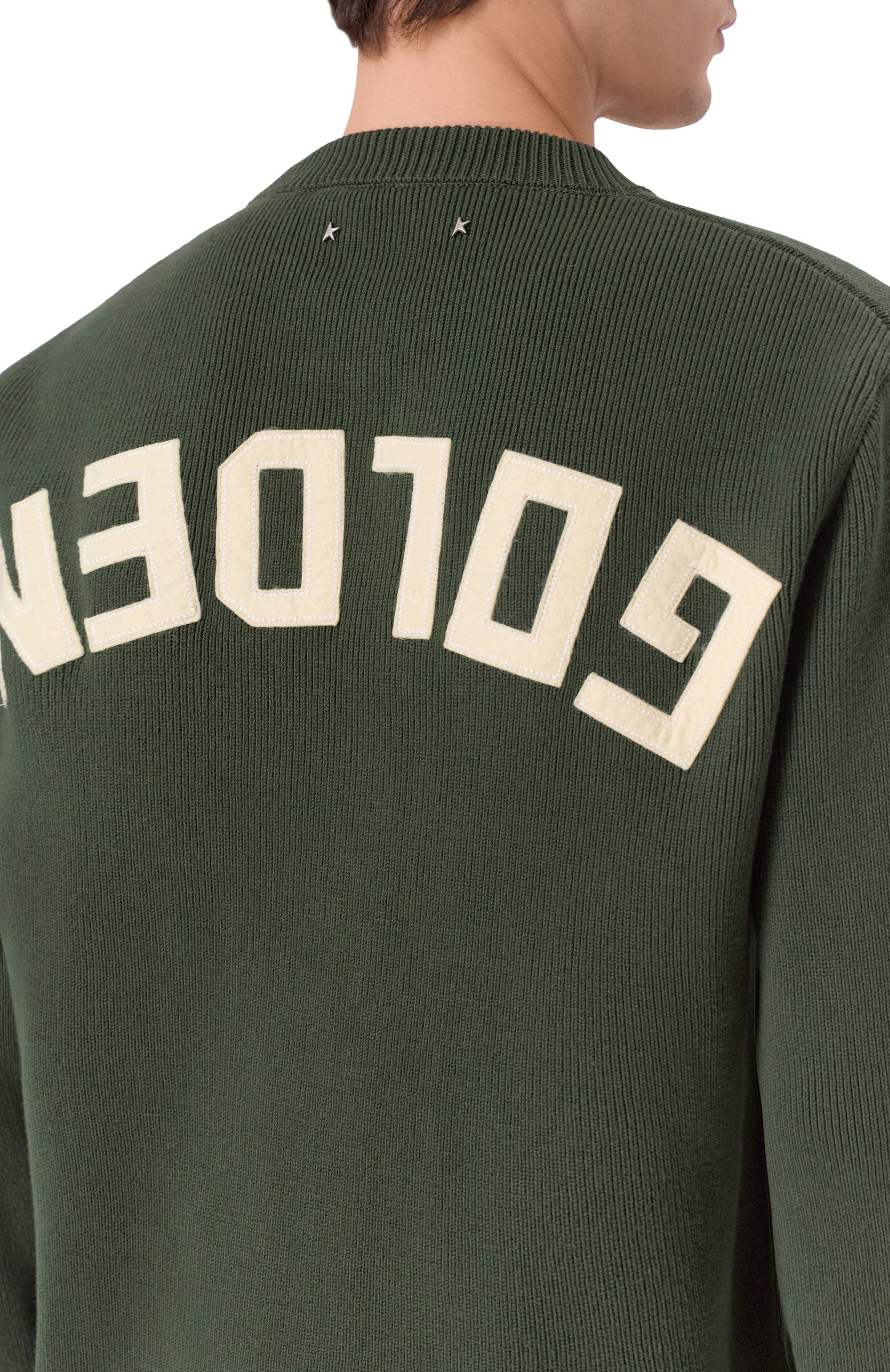 Хлопковый свитер GOLDEN GOOSE DELUXE BRAND, арт. GMP00841.P001972, фото 5