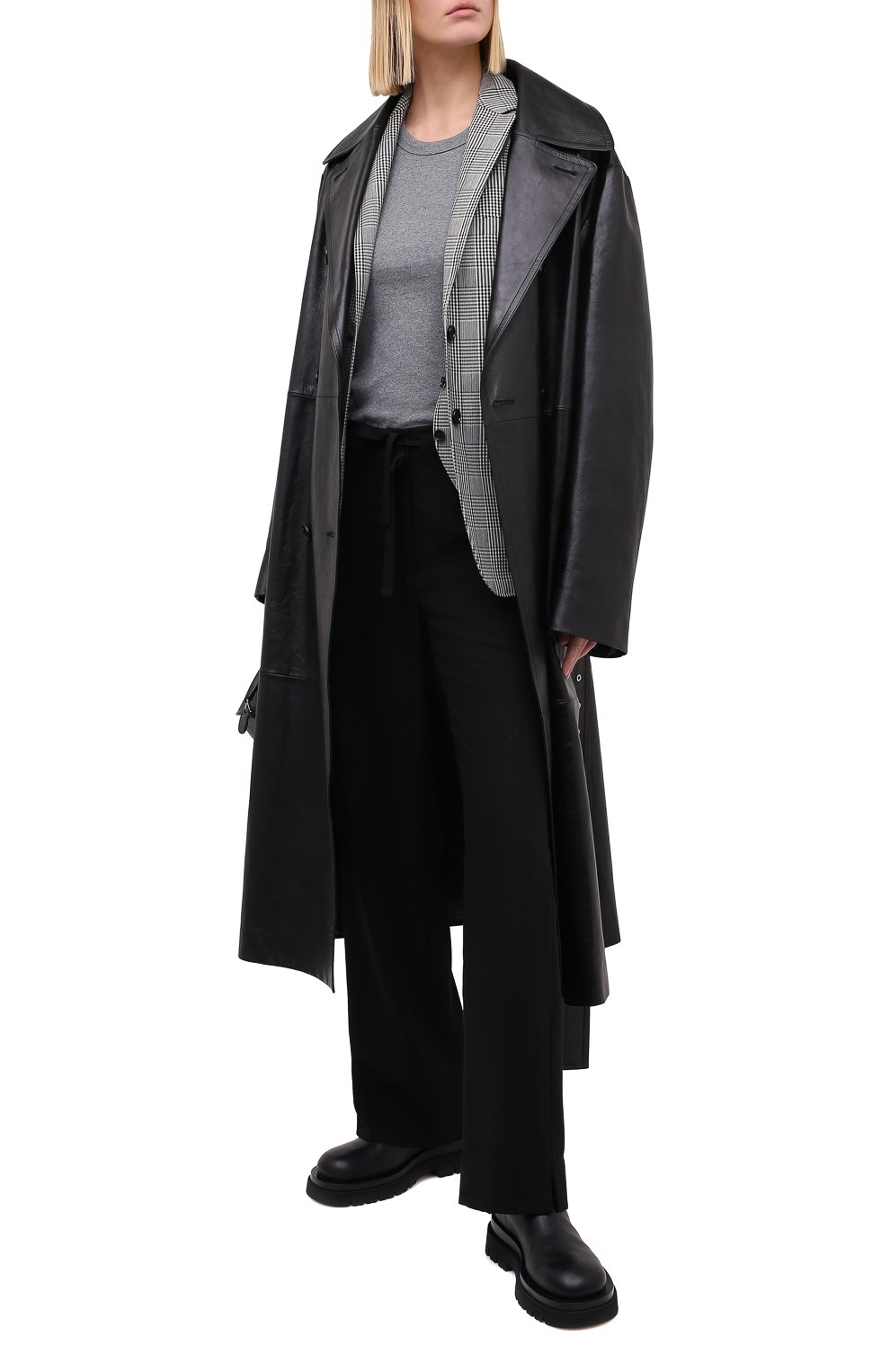 Шерстяные брюки ANN DEMEULEMEESTER, арт. 2002-1414-P-170-099, фото 2