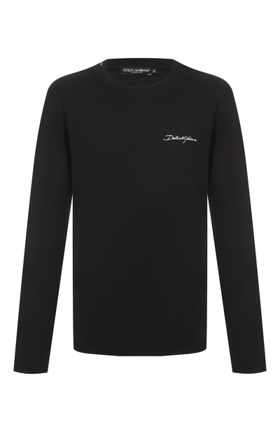 Мужская хлопковый лонгслив DOLCE & GABBANA, арт. G8SD2Z/G7PEA