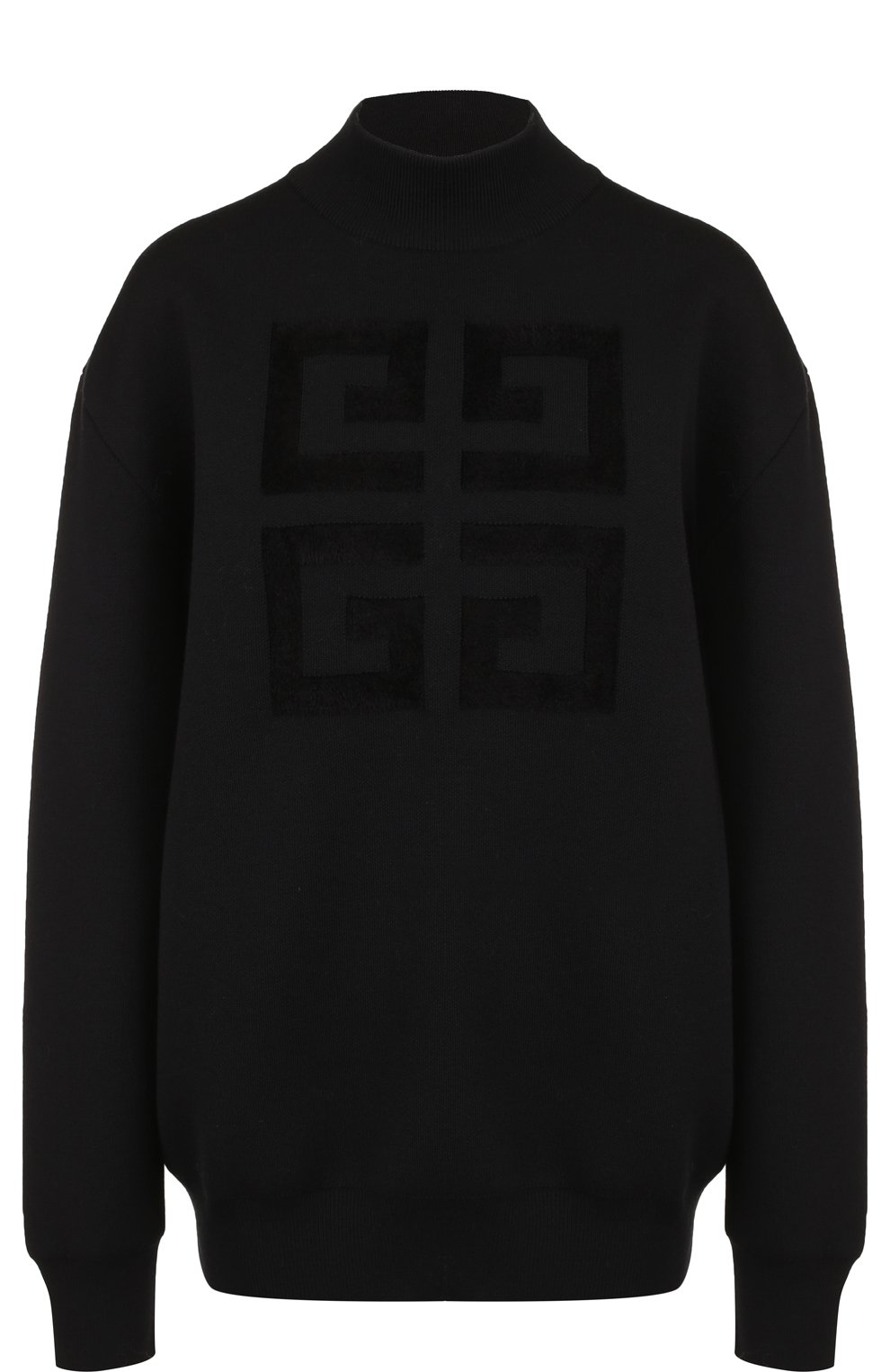 Шерстяной пуловер свободного кроя с воротником-стойкой GIVENCHY, арт. BW903E4Z2E, фото 1