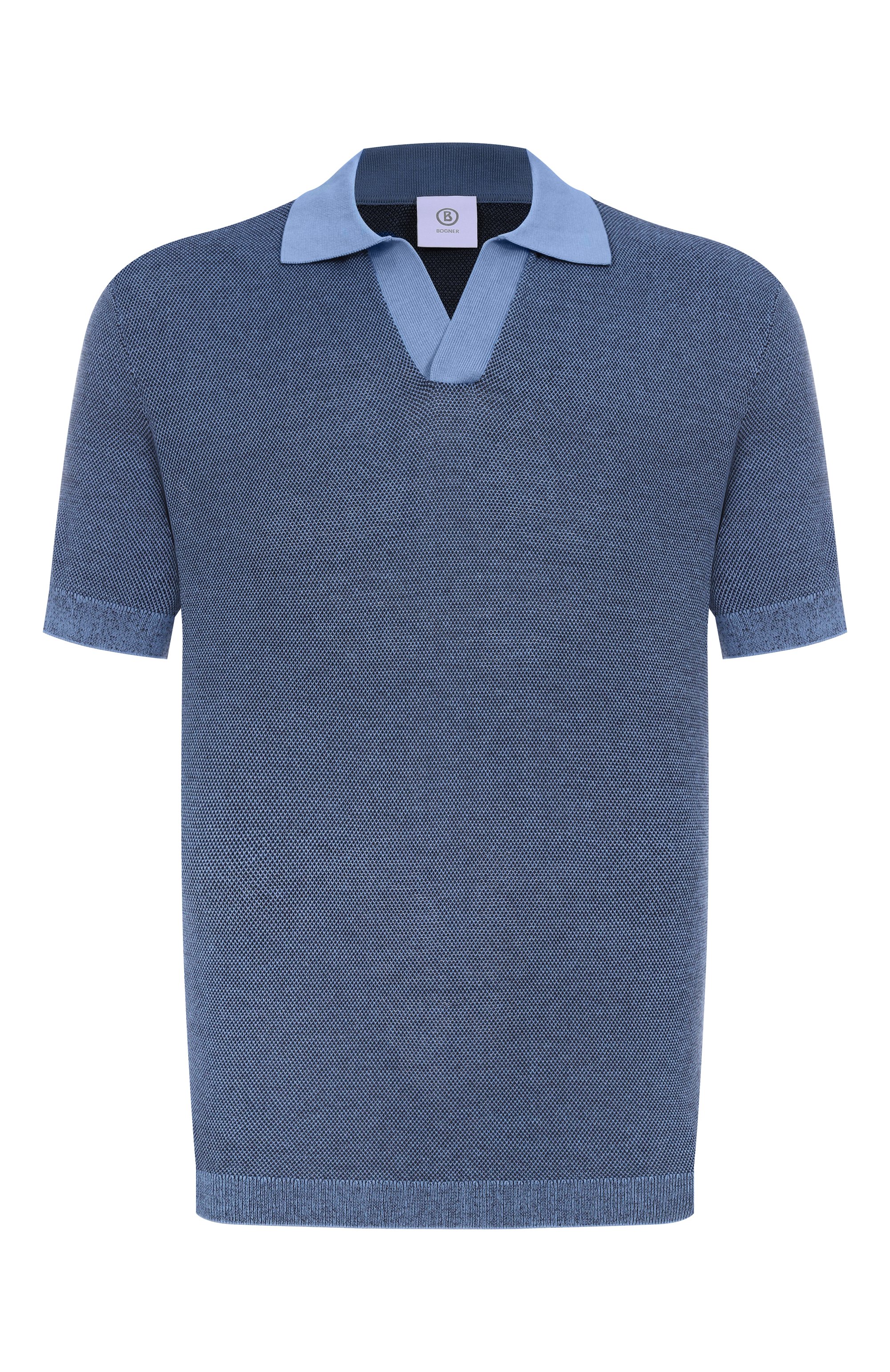 Поло из хлопка и вискозы BOGNER, арт. 88419503, фото 1