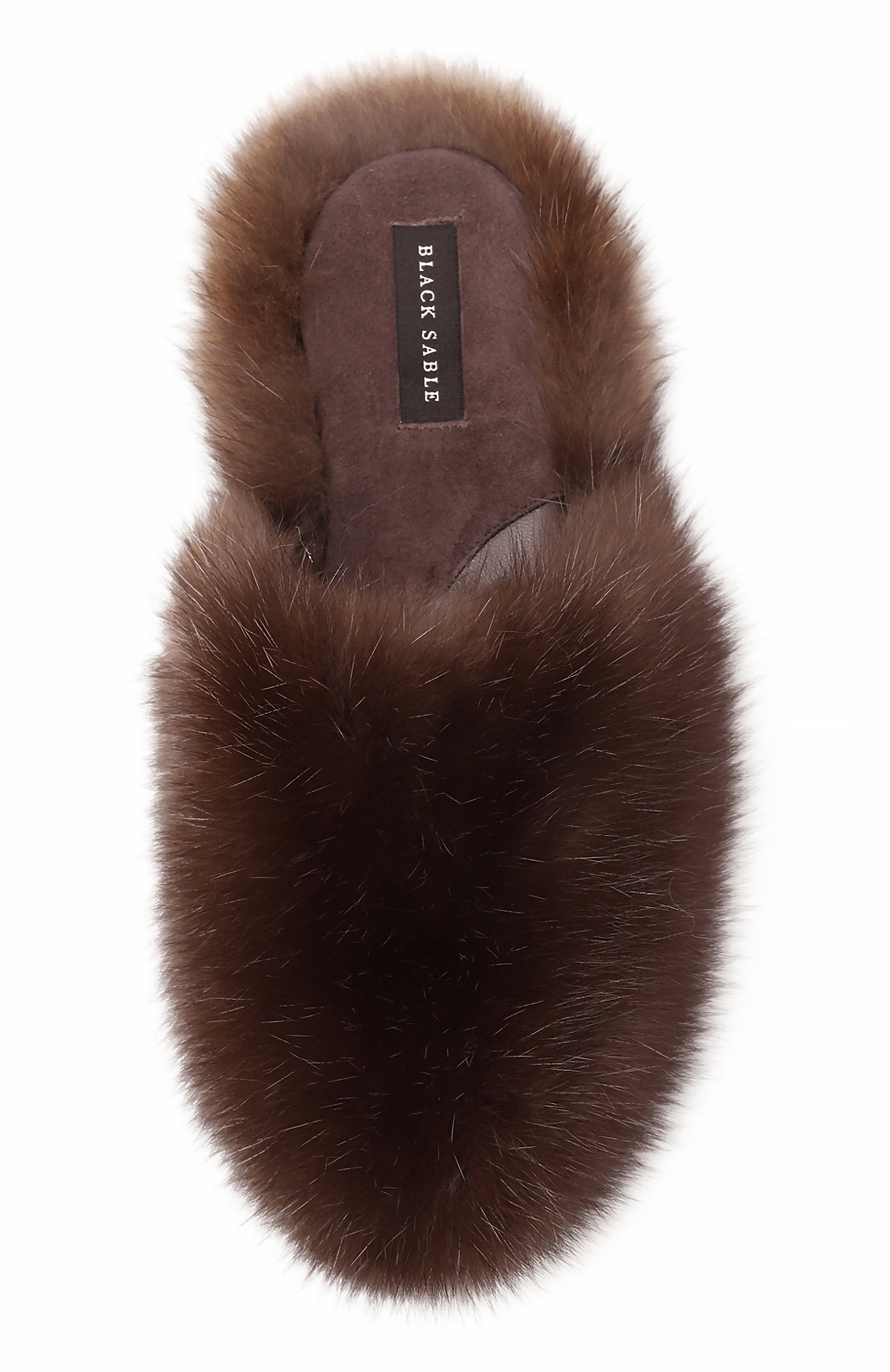 Домашние туфли из соболя BLACK SABLE, арт. BS-24M/G, фото 6