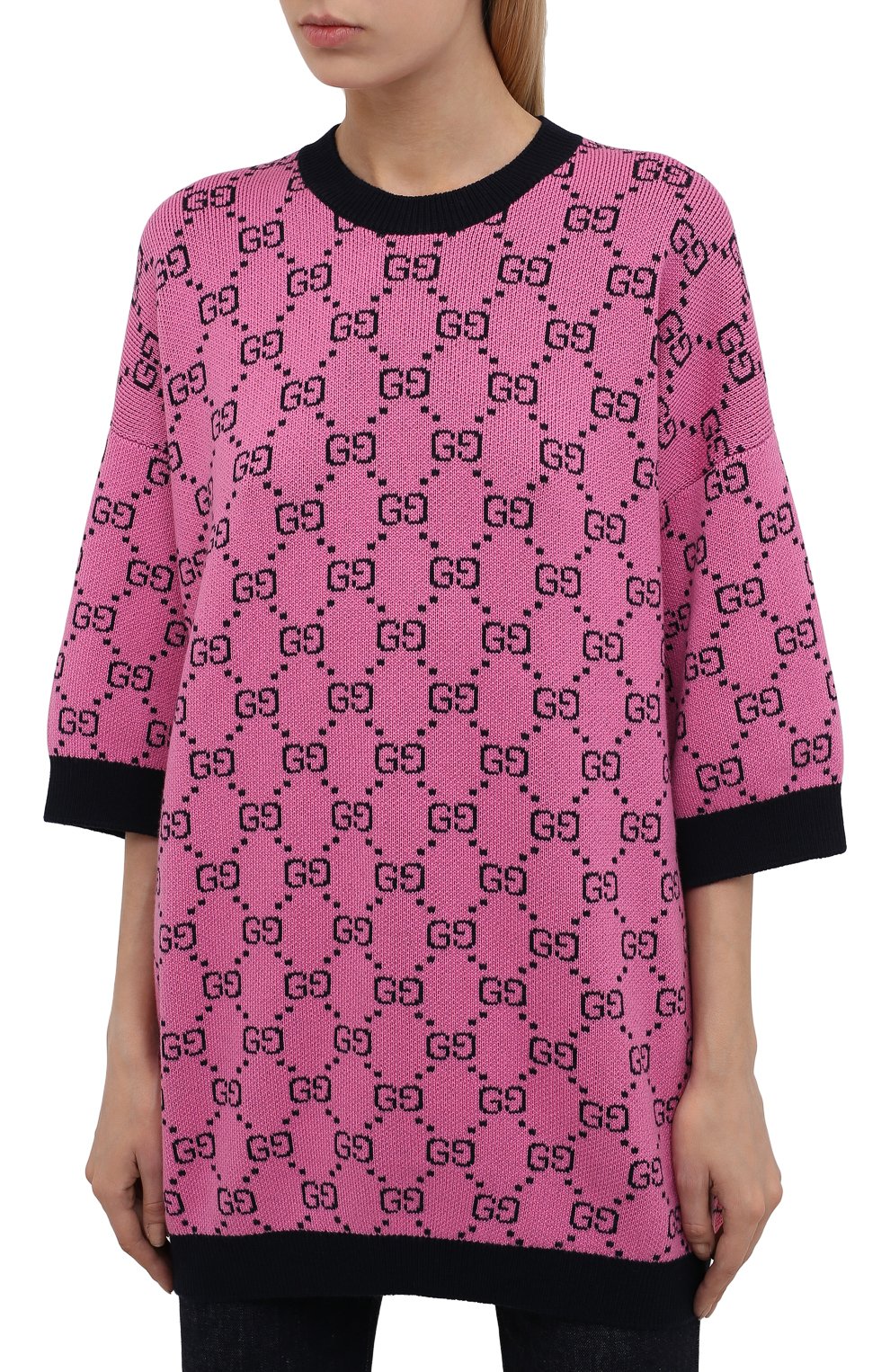 Пуловер из шерсти и хлопка GUCCI, арт. 662038/XKBXI, фото 3