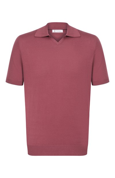 Мужская хлопковое поло BRUNELLO CUCINELLI, арт. M29800145