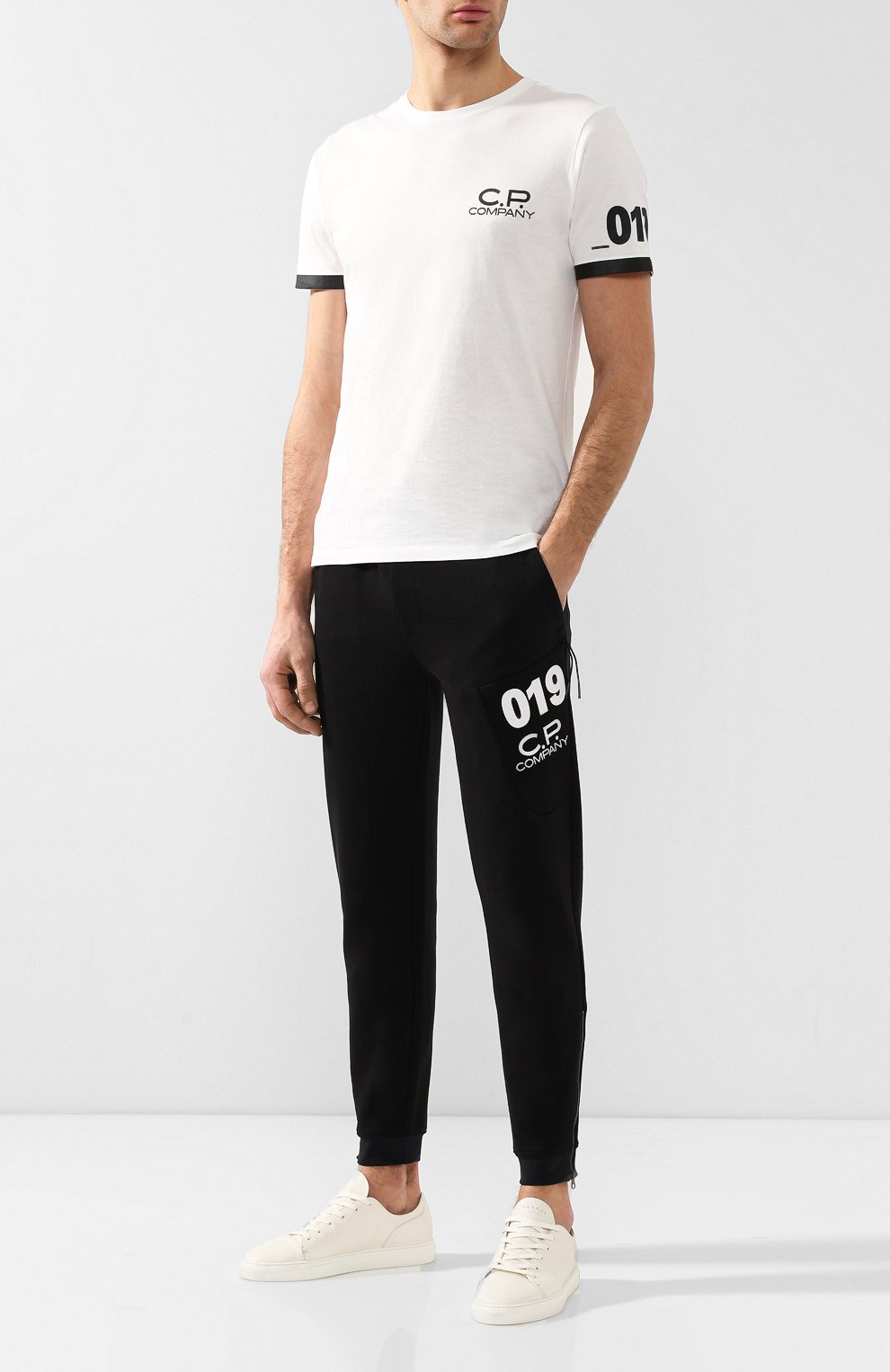 Хлопковая футболка  C.P. COMPANY, арт. 06CMTS182A-005100W, фото 2