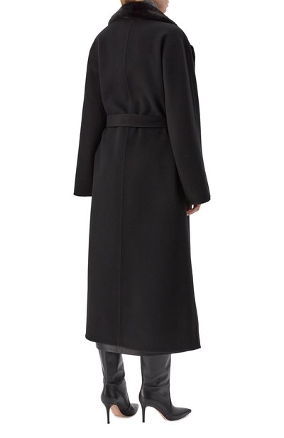 Пальто из шерсти и кашемира с отделкой из норки MVST, арт. FTBPL-Y326V/LP1432, фото 4