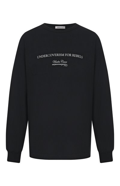 Мужская лонгслив из хлопка и вискозы UNDERCOVER, арт. UP1F4807