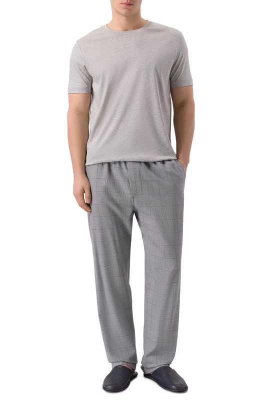 Домашние брюки из хлопка и шерсти Zimmerli 4600-75180 Серый  4600-75180 Фото 2