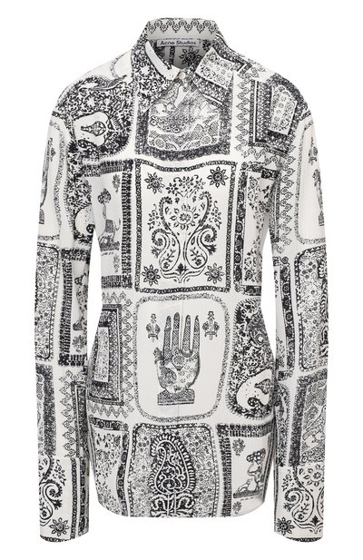 Женская рубашка из вискозы ACNE STUDIOS, арт. AC0336