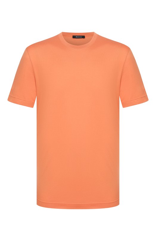 Хлопковая футболка Kiton UMM0746 Оранжевый UMM0746
