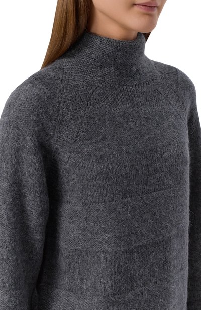 Свитер EMPORIO ARMANI темно-серого цвета по цене 45950 руб., арт. EW005074/AF27537, фото 5 Свитер EMPORIO ARMANI, арт. EW005074/AF27537, фото 5