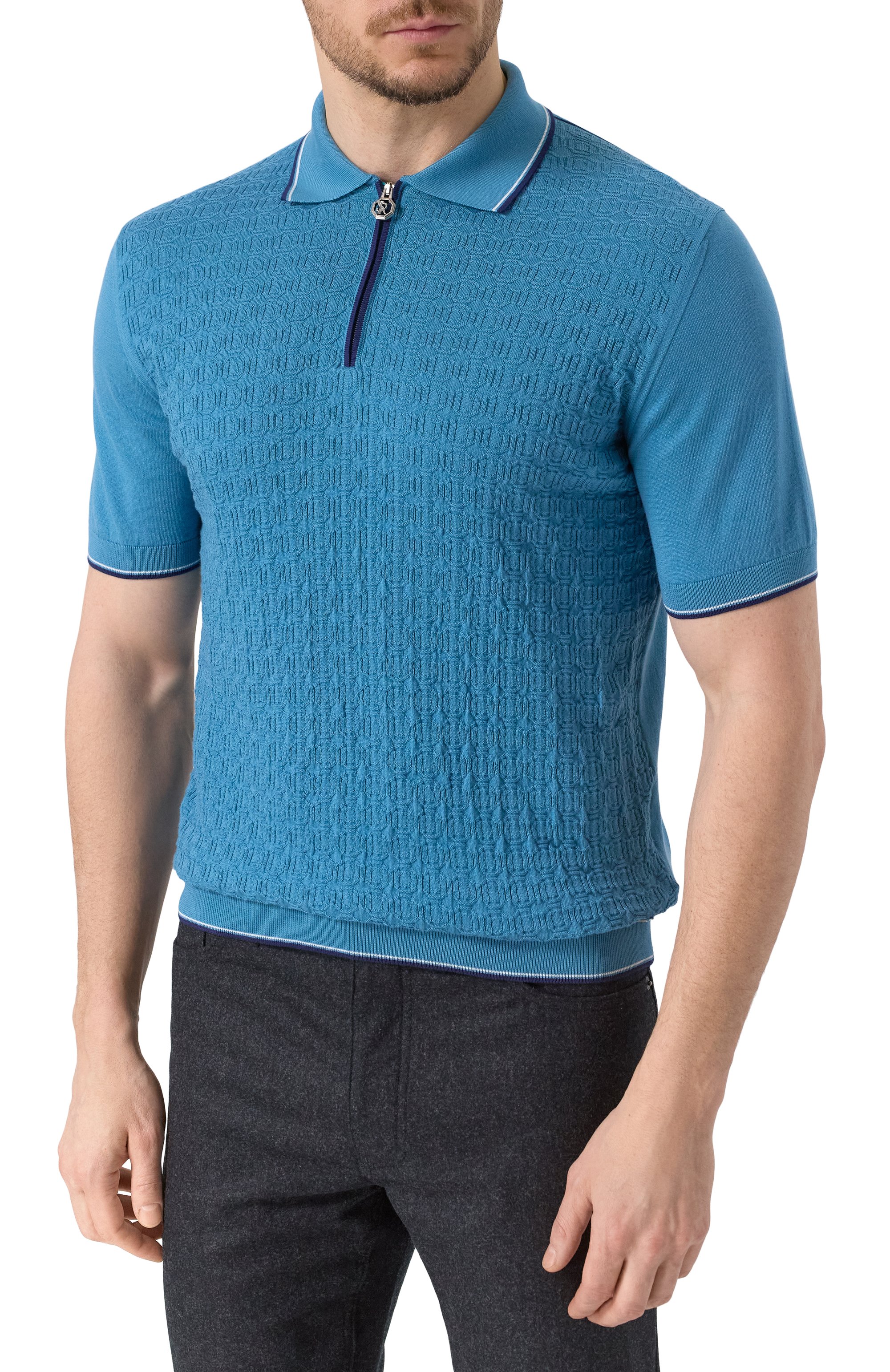 Хлопковое поло STEFANO RICCI, арт. K212032P31/F25297, фото 3