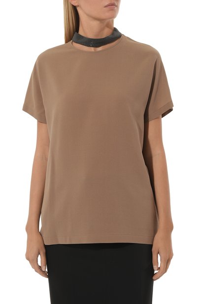 Хлопковый топ BRUNELLO CUCINELLI, арт. MP906DK504, фото 3