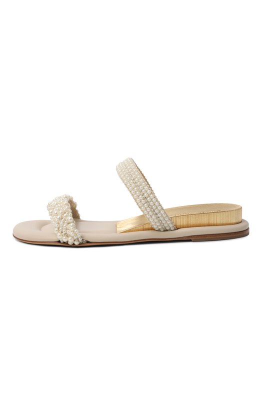 Шлепанцы Pearlsway Blade Casadei 1M485J0201/C2789 Кремовый  1M485J0201/C2789 Фото 4