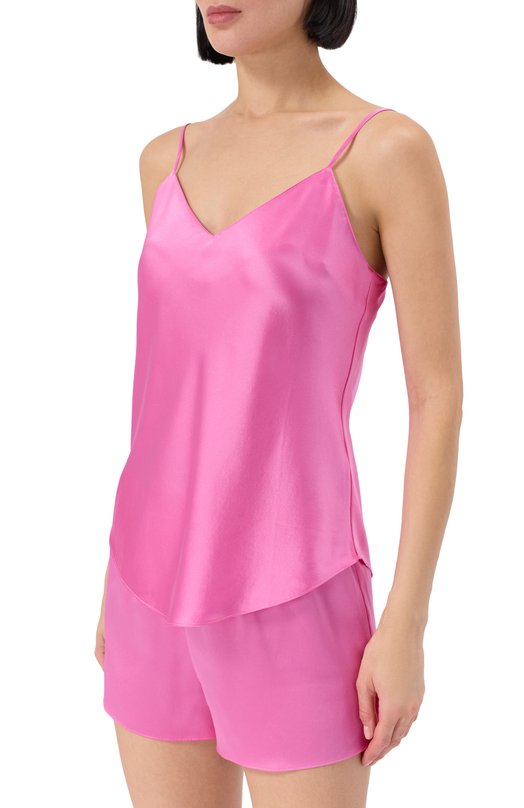 Шелковый топ Eva B.Bitzer 27318213 Розовый  27318213 Фото 3