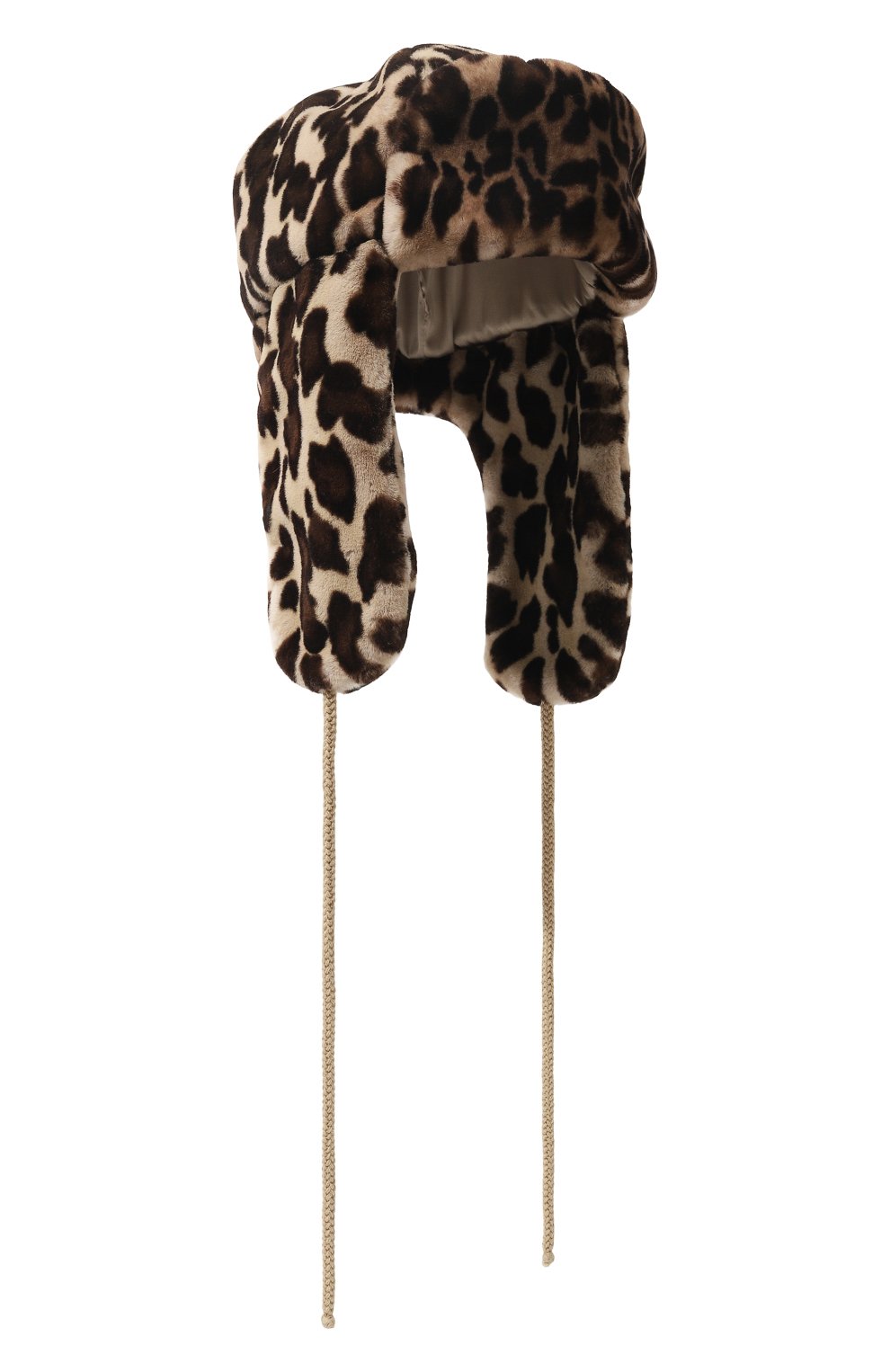 Шапка-ушанка leo FLASHIN леопардового цвета по цене 16630 руб., арт. FF24L, фото 1 Шапка-ушанка leo FLASHIN, арт. FF24L, фото 1