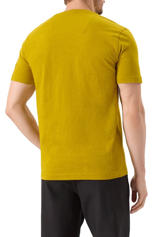 Хлопковая футболка Aeronautica Militare TS2472UJ00708 Жёлтый  TS2472UJ00708 Фото 4