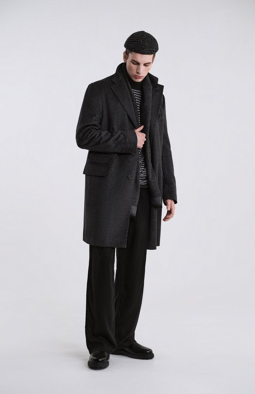 Шерстяное пальто Corneliani 941508-9412321 Серый  941508-9412321 Фото 8