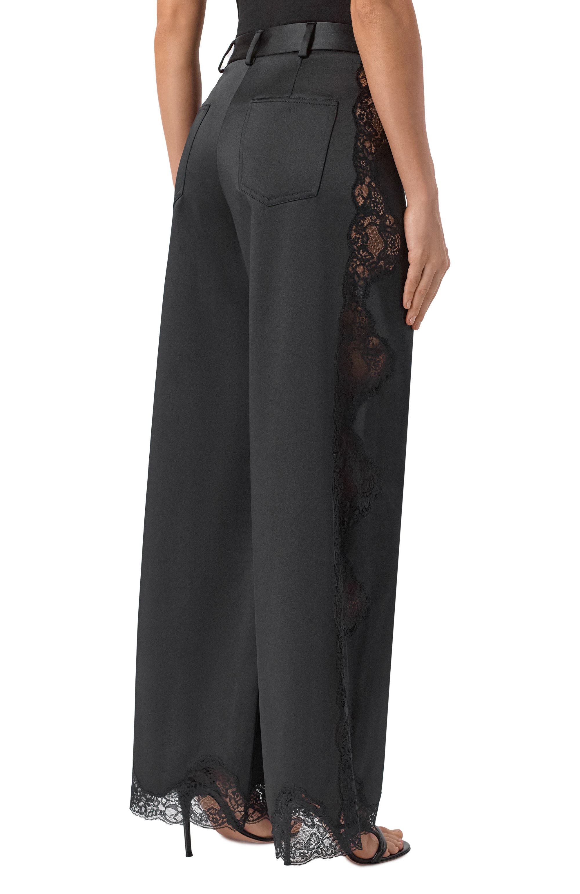 Брюки GIUSEPPE DI MORABITO черного цвета по цене 69950 руб., арт. 05FWPA130Y 05300A, фото 4 Брюки GIUSEPPE DI MORABITO, арт. 05FWPA130Y 05300A, фото 4