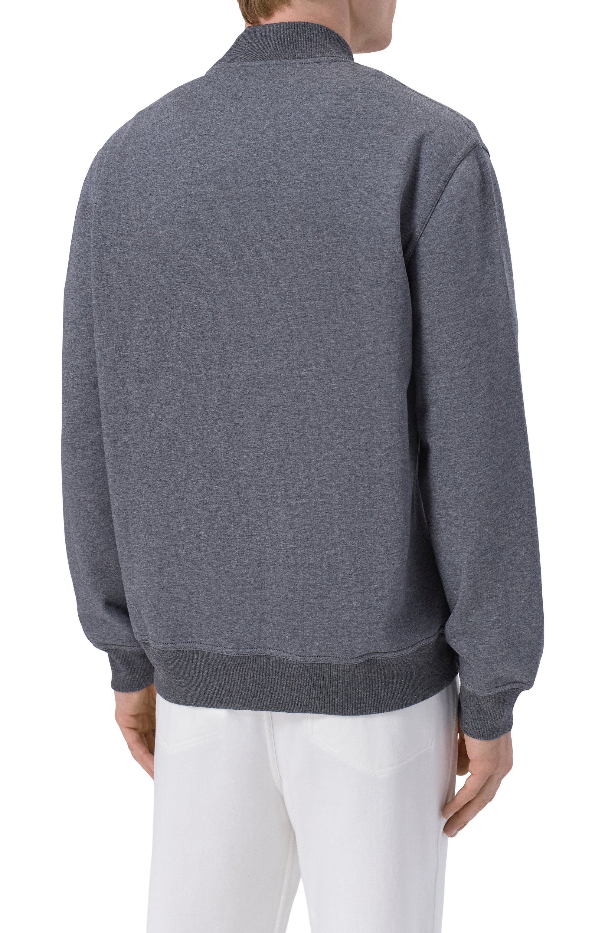 Хлопковая толстовка BRUNELLO CUCINELLI, арт. MW8639072G, фото 4