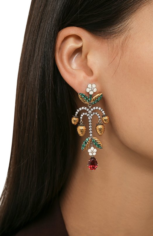 Серьги Wild Strawberry Queensbee 201401 Разноцветный  201401 Фото 2