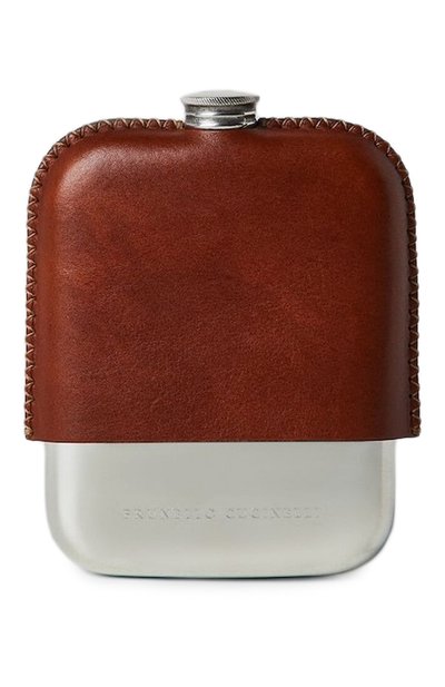 Фляжка с кожаной отделкой BRUNELLO CUCINELLI, арт. MLLIB364, фото 1