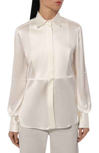 Атласная блузка BRUNELLO CUCINELLI, арт. MPC59NR516, фото 3
