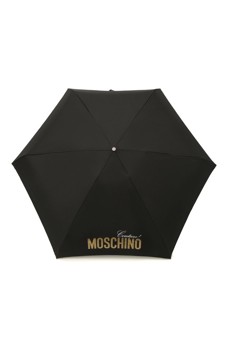 Женский складной зонт MOSCHINO золотого цвета, арт. 8900-SUPERMINI | Фото 1 (Материал: Текстиль, Металл, Синтетический материал; Нос: Не проставлено)