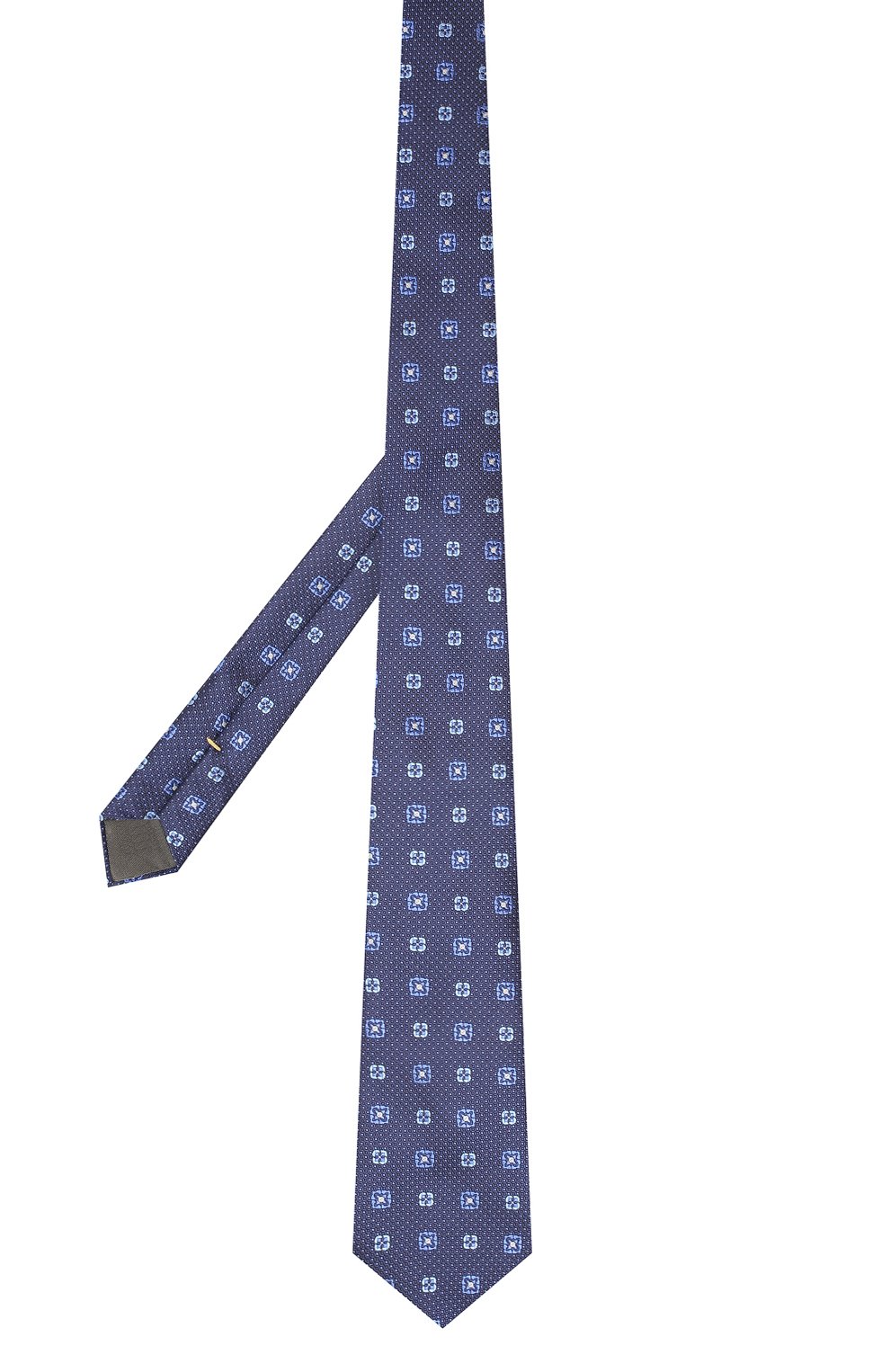 Шелковый галстук CANALI синего цвета по цене 10600 руб., арт. 18/HJ02345, фото 2 Шелковый галстук CANALI, арт. 18/HJ02345, фото 2