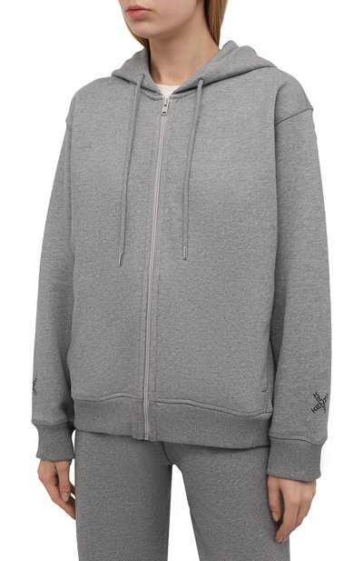 Хлопковая толстовка kenzo sport KENZO серого цвета по цене 46100 руб., арт. FA62BL8004MS, фото 3 Хлопковая толстовка kenzo sport KENZO, арт. FA62BL8004MS, фото 3