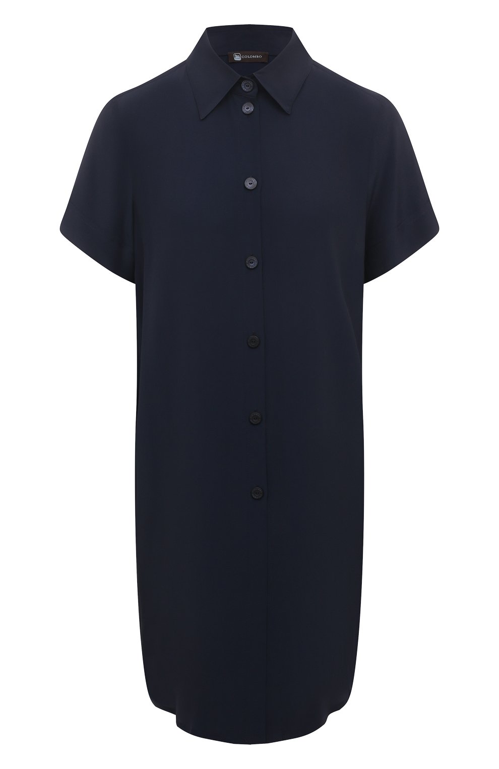 Блузка COLOMBO темно-синего цвета по цене 156500 руб., арт. CM00372, фото 1 Блузка COLOMBO, арт. CM00372, фото 1