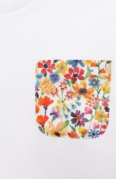 Детский костюм из топа и шорт IL GUFO разноцветного цвета, арт. P24DP426C4119/2A-4A | Фото 6 (Материал сплава: Проставлено; Драгоценные камни: Проставлено; Материал внешний: Хлопок; Рукава: Короткие; Кросс-КТ: костюм)