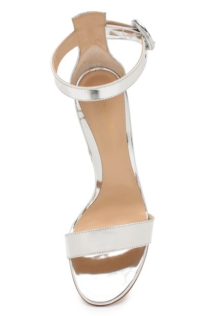 Кожаные босоножки versilia GIANVITO ROSSI, арт. G60379.00RIC.METARGE, фото 5