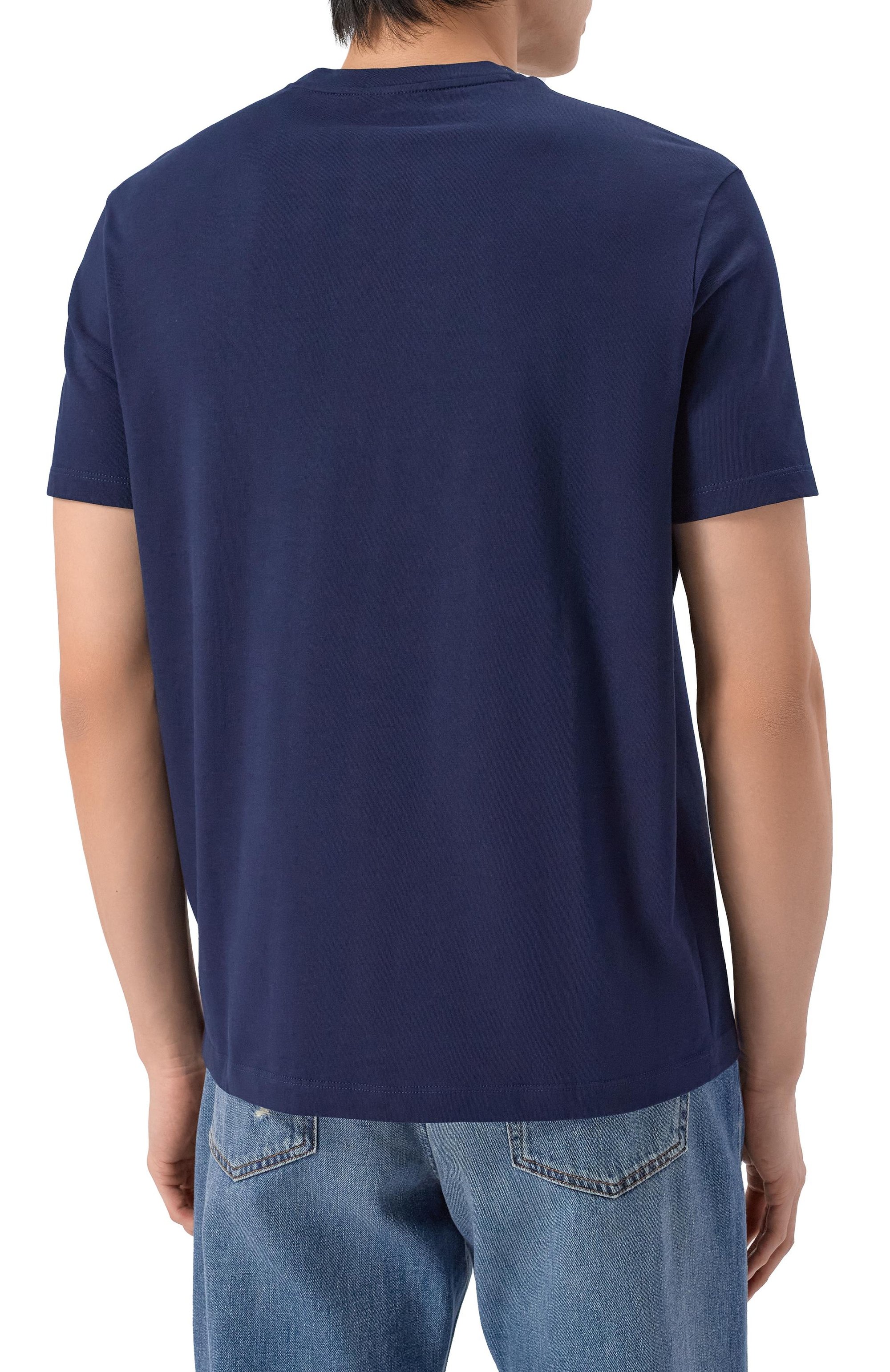 Хлопковая футболка PAUL&SHARK, арт. 25411078_001, фото 4