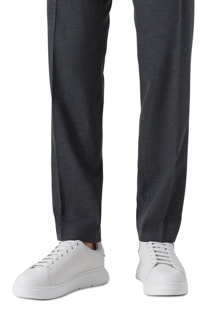 Кожаные кеды EMPORIO ARMANI, арт. X4X264/XF768, фото 3