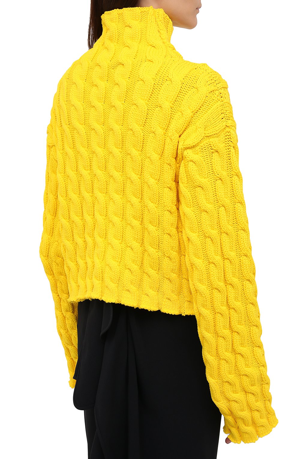 Свитер BALENCIAGA желтого цвета по цене 79950 руб., арт. 626199/T6165, фото 4 Свитер BALENCIAGA, арт. 626199/T6165, фото 4