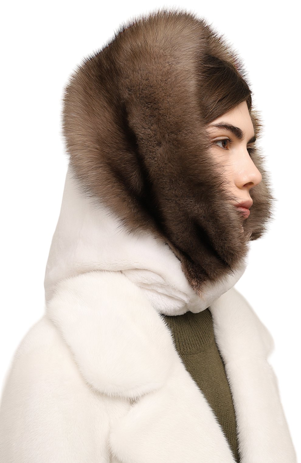 Меховая косынка из норки и соболя VICTORIA KUSENKOVA, арт. 041713631032, фото 2