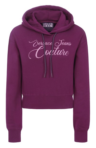 Женский хлопковое худи VERSACE JEANS COUTURE, арт. 79HAIT05/CF01T
