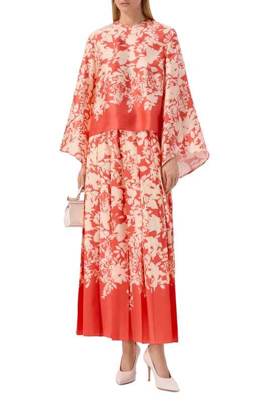 Шелковая блузка Agnona TT1101E/S4064E Красный  TT1101E/S4064E Фото 2