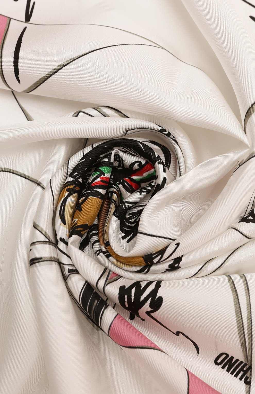 Шелковый платок MOSCHINO, арт. A9350/8265, фото 4