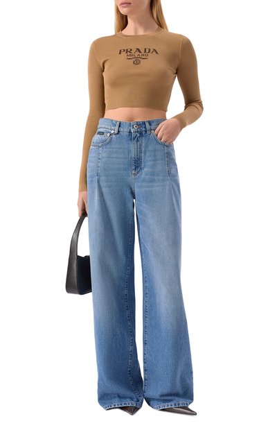 Шелковый пуловер PRADA, арт. P24S1G/11MY, фото 2