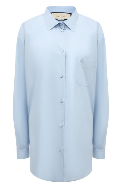 Хлопковая рубашка GUCCI, арт. 619474 ZAEVU, фото 1