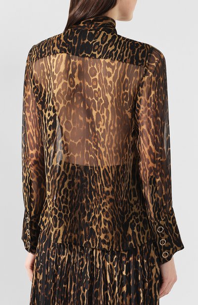 Шелковая блузка BURBERRY, арт. 8024256, фото 4